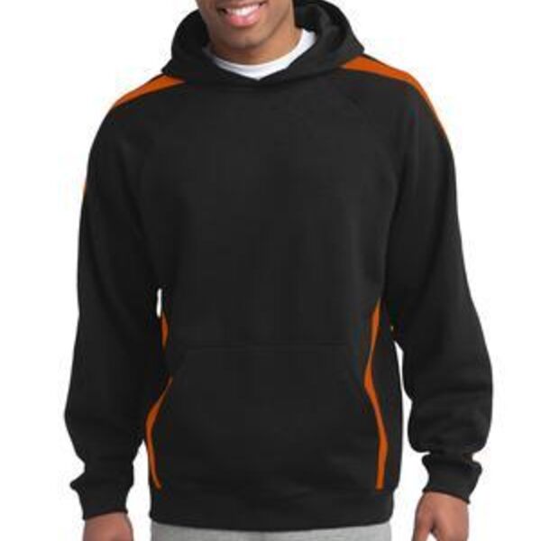 Sleeve Stripe Pullover Hooded Sweatshirt - TONLL Thumbnail